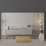 Hollywood Mirror Brass
